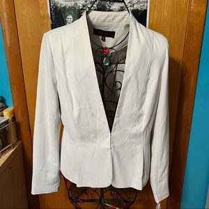 Hal rubenstein home shopping network off white blazer NWT size small